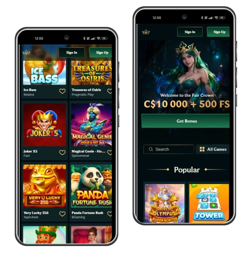 fair crown casino version mobile